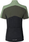 Vaude Matera FZ Tricot fietsshirt korte mouwen groen dames