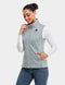 Verwarmde Fleece Bodywarmer – Grijs – Slim Fit - Inclusief Powerbank - Maat S