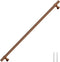 vidaXL - Handvatten - 5 - st - 320 - mm - roestvrij - staal - bronskleurig