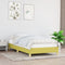 vidaXL - Bedframe - zonder - matras - 100x200 - cm - stof - groen