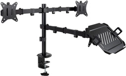 TooQ DB1202TN-B - Bureaumount - 2x scherm tot 32" - Zwart