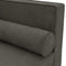 vidaXL - Chaise - longue - met - kussens - en - bolster - fluweel - donkergrijs