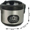 Solis Rice Cooker Duo Programm 817 - Rijstkoker en Stoomkoker - 1,2 liter - Zilver
