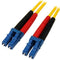 Startech.com SMFIBLCLC1 - LC - LC Single Mode Duplex Fiber - Geel