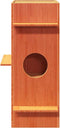 vidaXL - Kattenhuis - 43x43x90 - cm - massief - grenenhout - wasbruin