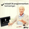 Brixy Dementieklok - 24 Alarmfuncties - Automatische Dimfunctie - Zwart