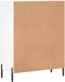 vidaXL - Dressoir - 69,5x34x90 - cm - bewerkt - hout - wit
