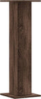 vidaXL - Plantenstandaards - 2 - st - 30x30x95 - cm - bewerkt - hout - bruin - eiken