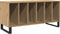 vidaXL - Recordkast - Artisan - Eiken - 100x38x48 - cm - Bewerkt - Hout