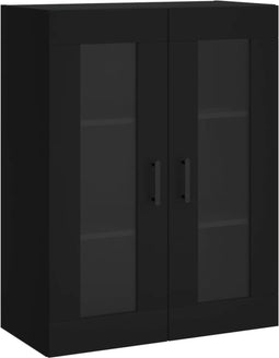 vidaXL - Wandkast - 69,5x34x90 - cm - zwart