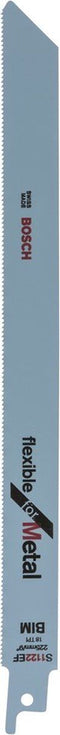 Bosch S 1122 EF - Reciprozaagblad - Flexibel voor metaal - 225 mm (1 stuk)