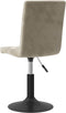 vidaXL - Eetkamerstoelen - draaibaar - 2 - st - fluweel - lichtgrijs