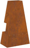 vidaXL - Vuurschaal - met - Houtopslag - 60x35x100 - cm - Weerbestendig - Staal
