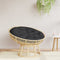 vidaXL - Zitkussen - rond - Ø - 100x11 - cm - oxford - stof - zwart