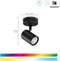 WiZ Imageo - Opbouwspot - Slimme LED Verlichting - Draaibaar - Zwart