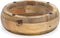 Designed by Lotte Mandira - Hondenvoerbak - Hout + RVS bakje - 21 cm