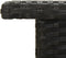 vidaXL - Theetafel - 50x50x47 - cm - poly - rattan - zwart