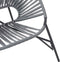 vidaXL - Set - tuinstoelen - 3-delig - poly - rattan - zwart - en - lichtgrijs