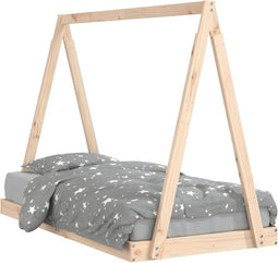 vidaXL - Kinderbedframe - 80x160 - cm - massief - grenenhout