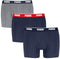 Puma Boxershorts - Heren Boxers - 3-pack met elastische band - Grey/Navy/Red Combo (3 stuks)
