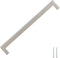 vidaXL - Handvatten - 5 - st - 224 - mm - roestvrij - staal - zilverkleurig