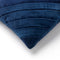 Dutch Decor FEMM – Sierkussen 30x50 cm - velvet - effen kleur - Insignia Blue - donkerblauw - Inclusief binnenkussen