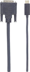 Manhattan 152471 - USB-C naar DisplayPort Adapterkabel - 1 m - Zwart