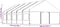 vidaXL - Prieel - met - dak - 11,15x5,88x3,75 - m - polyetheen - wit