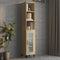 vidaXL Wandkast - 34,5x32,5x90 cm - bewerkt hout - sonoma eiken