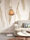 GOOD&MOJO Vloerlamp Merapi - Bamboe Wit/Naturel - 57x30x150cm - Modern - Staande lampen voor Woonkamer - Slaapkamer