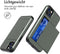 iMoshion Hoesje Geschikt voor iPhone 13 Hoesje - Ruimte voor 2 pasjes - iMoshion Backcover met pasjeshouder - Donkergroen