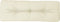 vidaXL - Palletkussen - 120x40x12 - cm - stof - crèmekleurig