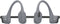 Shokz OpenSwim Pro - Waterdichte Sporthoofdtelefoon - Bone Conduction - Bluetooth & MP3 - Grijs