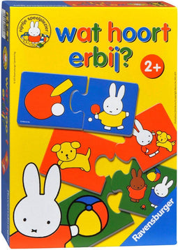 Ravensburger nijntje wat hoort erbij? - kinderspel - 12 puzzelparen
