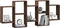 vidaXL - Wandschap - 159x18x65 - cm - bewerkt - hout - bruin - eikenkleurig
