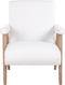 Richmond Fauteuil Bono white furry fire retardant (Himalaya 900 white furry)