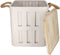 JENS Living opbergbox Daan - Metalen opbergbox poef - 70kg belastbaar - 30 x 30 x 34,5 cm - Grijs