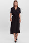 Vero Moda VMVICA S/S Shirt Dress - Lange jurk met ceintuur en split - M