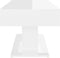 vidaXL - Salontafel - 96x50x45 - cm - bewerkt - hout - hoogglans - wit