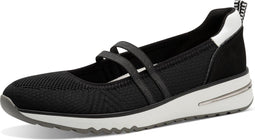 MARCO TOZZI MT Soft Lining - Dames Sneakers - Uitneembaar voetbed - Zwart Comb