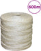 vidaXL - Touw - 2 - mm - 600 - m - 100% - sisal