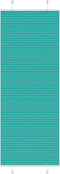 vidaXL - Plissé - rolgordijn - 75x200 - cm - stofbreedte - 74,4 - cm - petrol - groen
