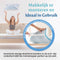 Ella Topper 120x200 cm - Matras Topdekmatras - Gel Infused Traagschuim & Aircell-schuim - Wit