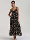 SHIWI Sicily - Dames Jurk V-hals - Met verstelbare bandjes - Zwart