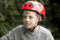 Mini Hornit Lids - Fietshelm voor Kinderen - LED achterlicht - Rood (S)