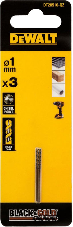 DeWALT DT20510 EXTREME™ Black&Gold Metaalboor 1mm
