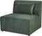 LEMVIG - Chaise longue - Donkergroen - Corduroy