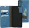 Mobiparts Galaxy S21 Plus - Classic Wallet Case - Ruimte voor pasjes - Blauw