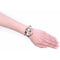 Olivia Burton 3D Bee Big Dial Blush - Dameshorloge - OB16AM158 - Lederen horloge - Rosegoud - Grijs - 38 MM