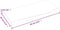 vidaXL - Wandschap - 60x30x2 - cm - behandeld - massief - eikenhout - lichtbruin